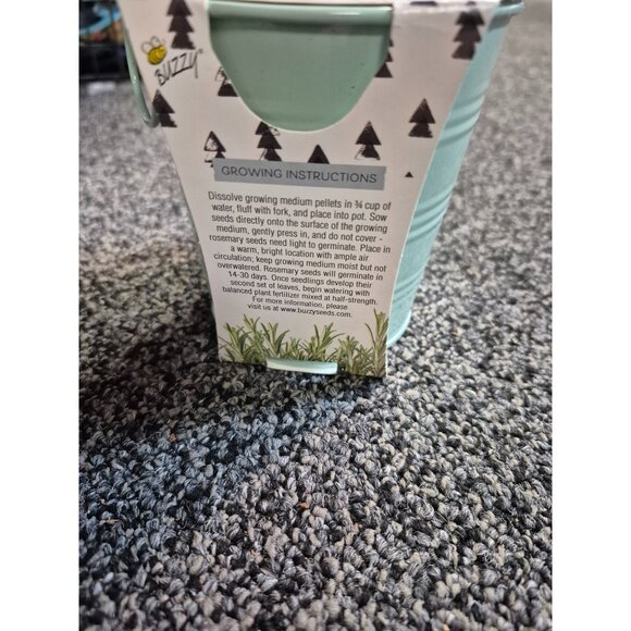 Buzzy Rosemary Grow Kit With Pail & Seeds - Picture 4 of 5
